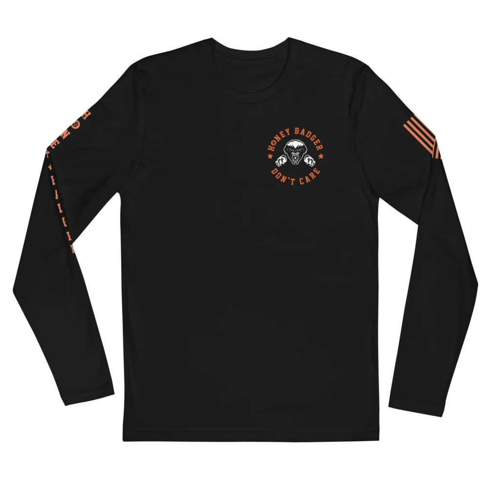 bitcoin long sleeve shirt black