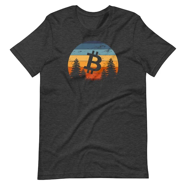 bitcoin t shirt grey