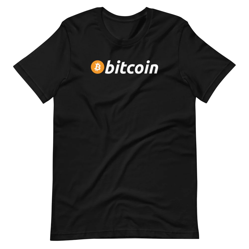 bitcoin t shirt black