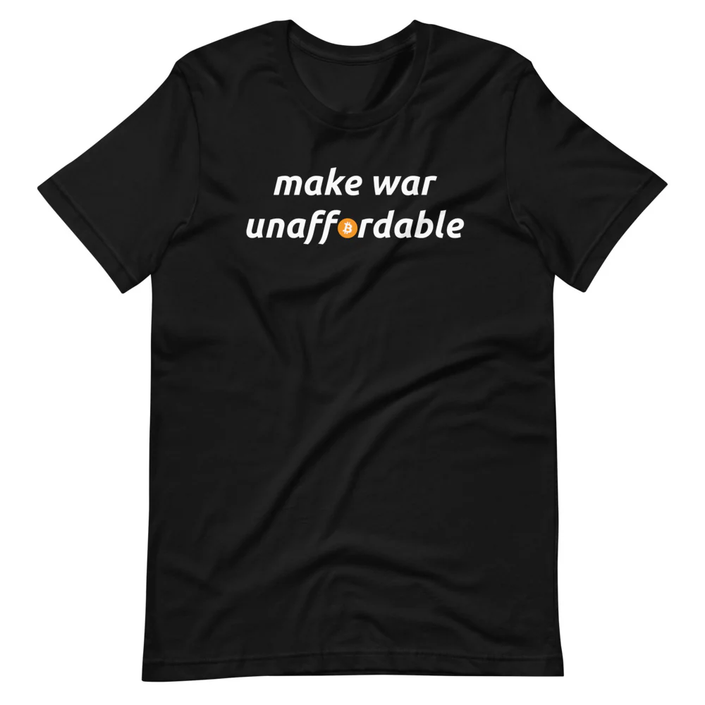bitcoin t shirt black