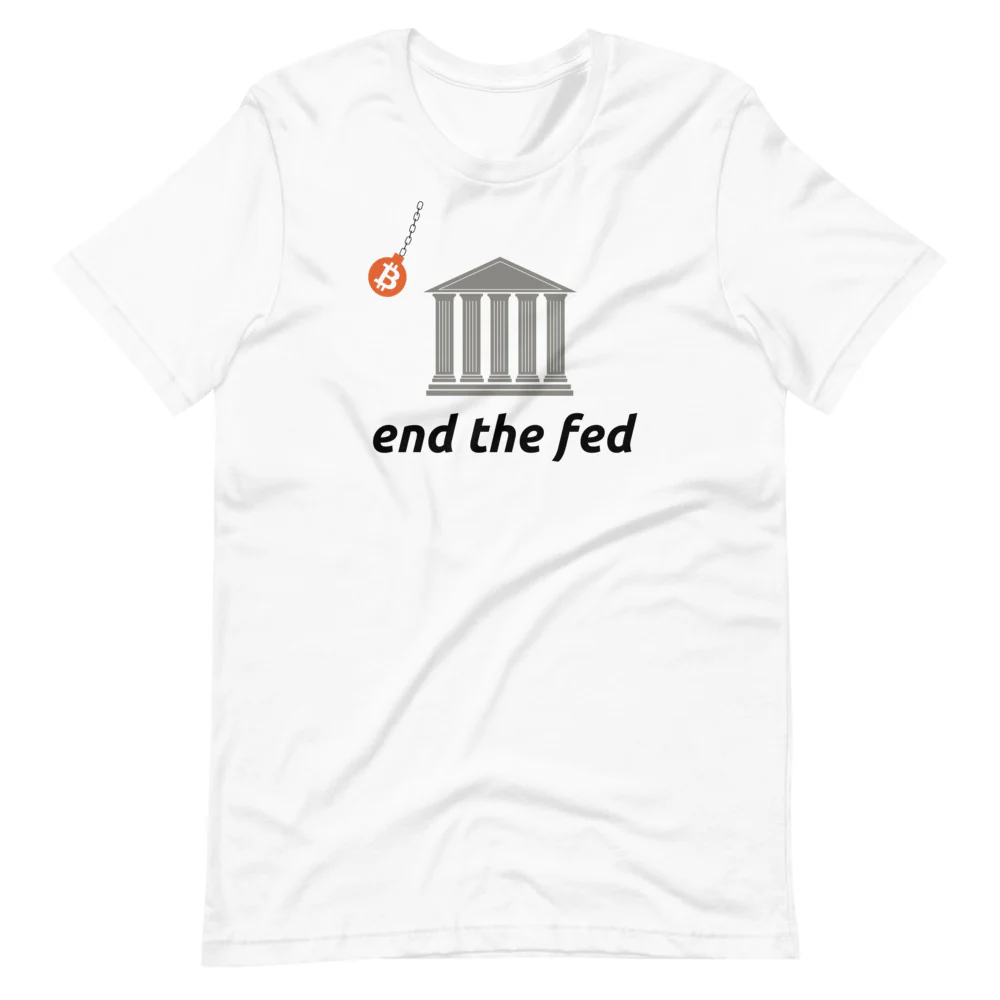 bitcoin t shirt white